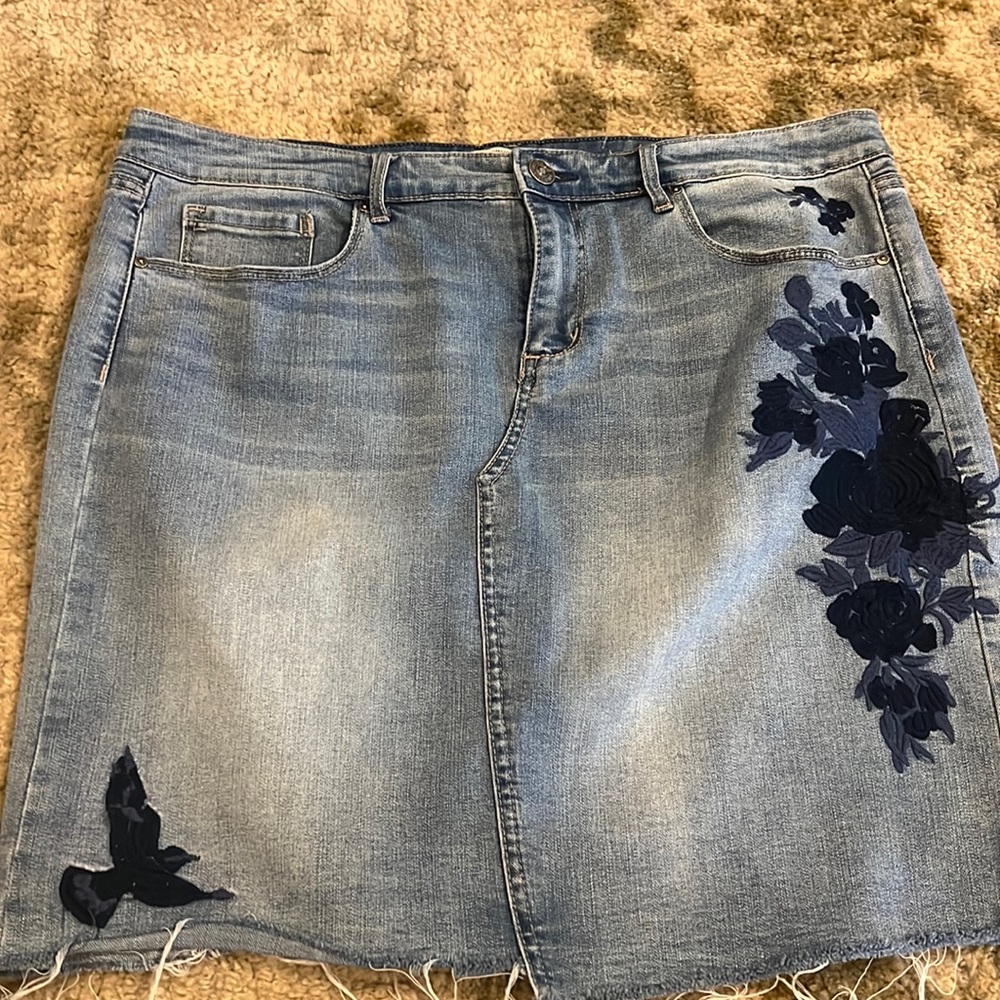 Vintage America Jean Skirt